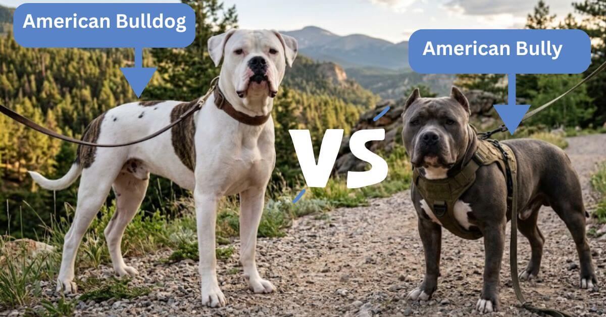 American Bully vs American Bulldog
